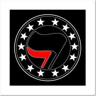 Antifa Stars Posters and Art